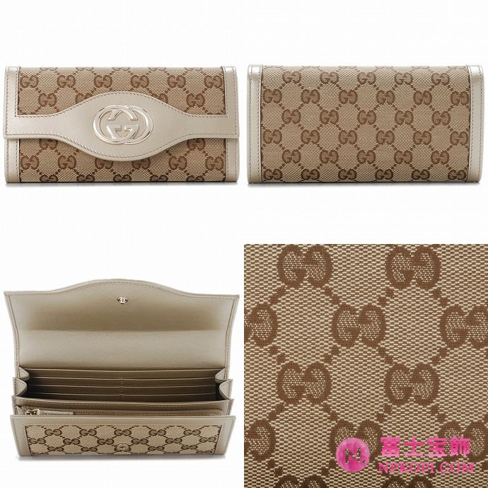 GUCCI/グッチ 2012年春夏新作SUKEY2つ折り長財布 282431 F4C2G 8612 